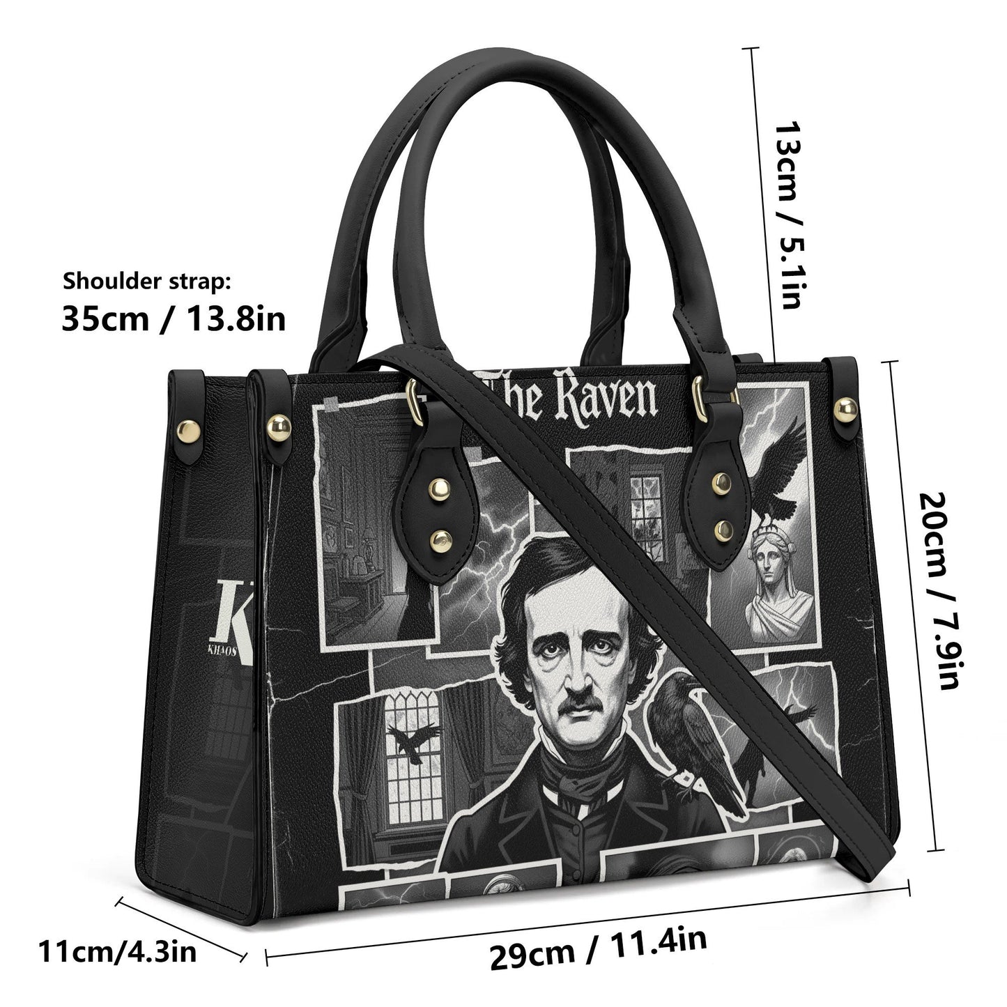 The Raven Leather HandBag