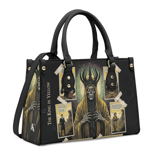 The King in Yellow Leather HandBag