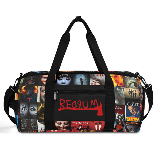 Redrum Horror Gym Travel Duffle Bag