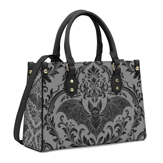 Damask Bat Leather HandBag