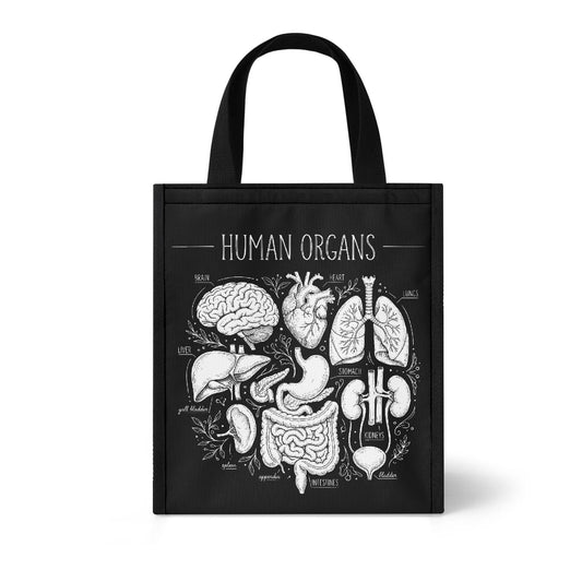 Human Organs Waterproof Handy Lunch Bag