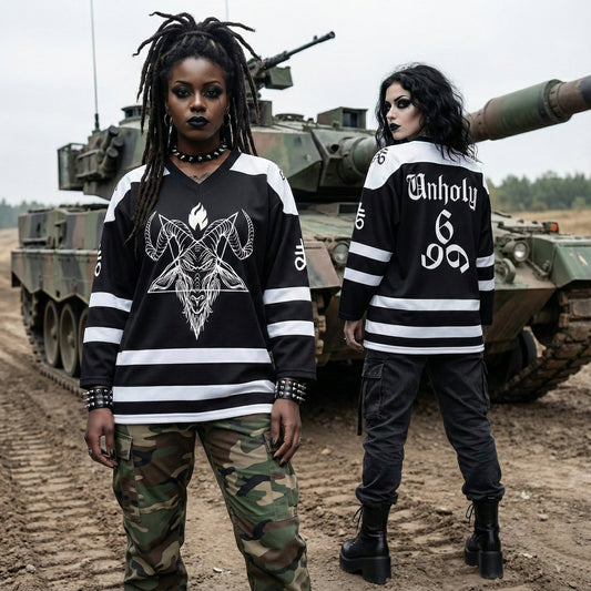 Unholy Unisex V-neck Hockey Jersey