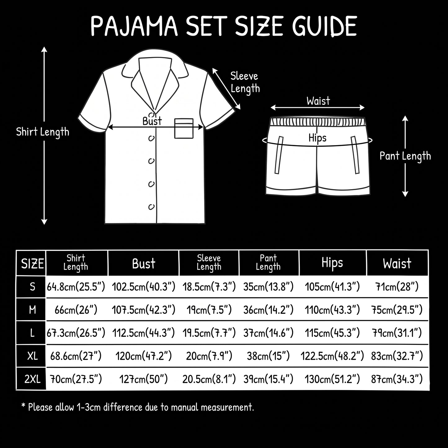 Horror Montage 2-Piece Pajama Set