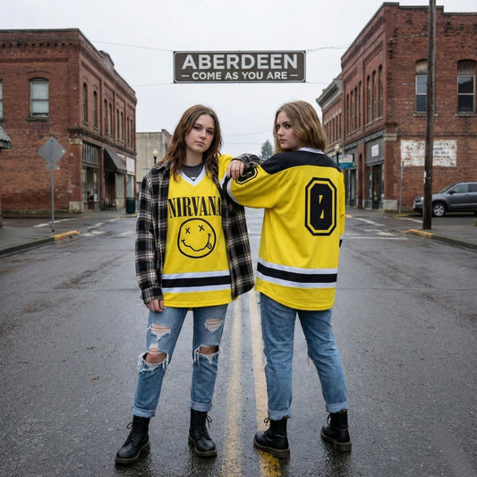 Nirvana Unisex V-neck Hockey Jersey