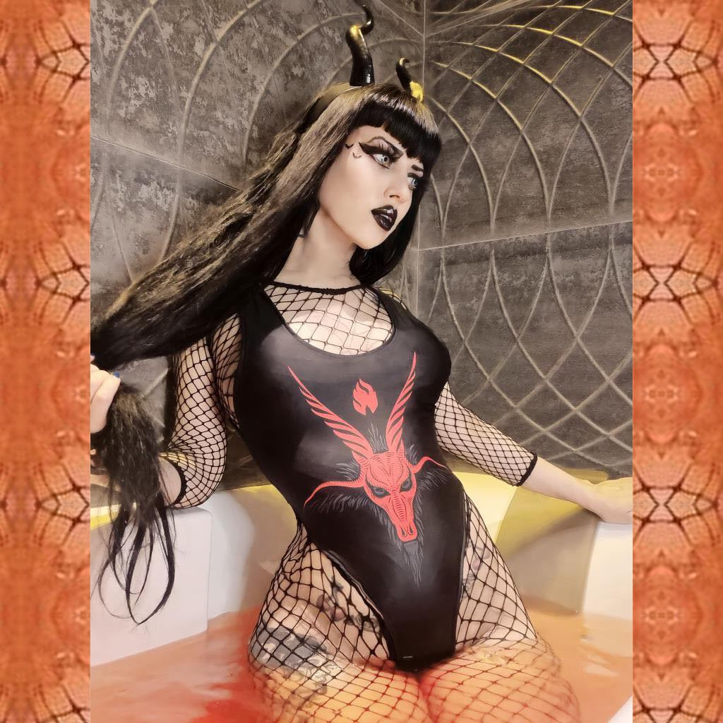 Sabbatic Goat One-piece Reversable Swimsuit