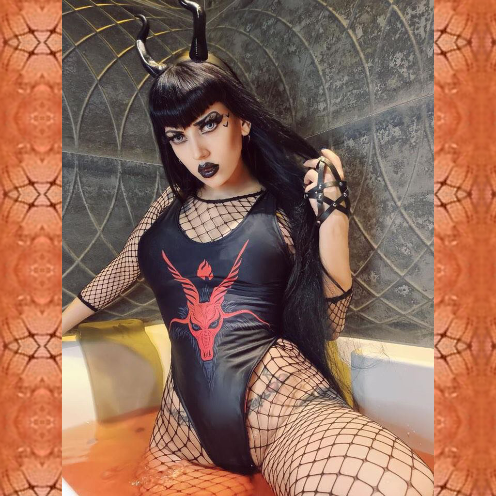 Sabbatic Goat One-piece Reversable Swimsuit