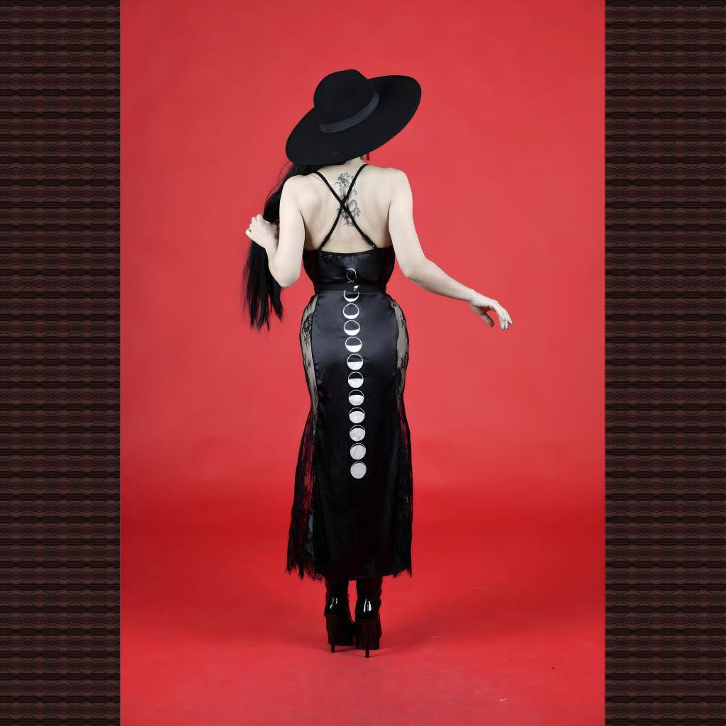 Lilith Lace Cami Cross Back Dress