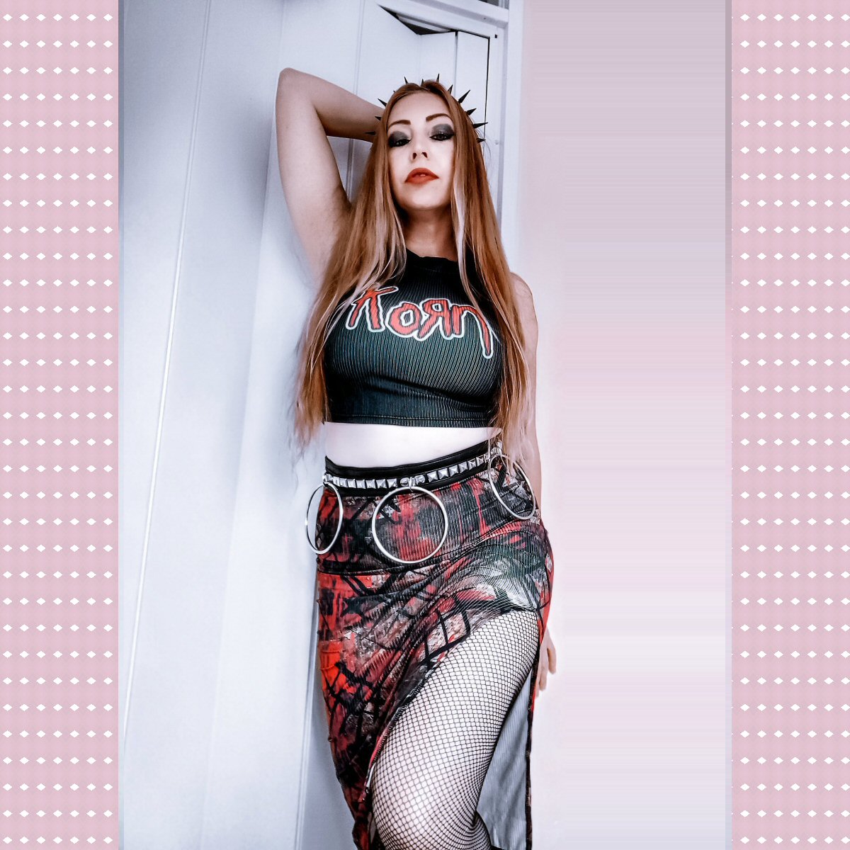 Elote Split High Skirt Set