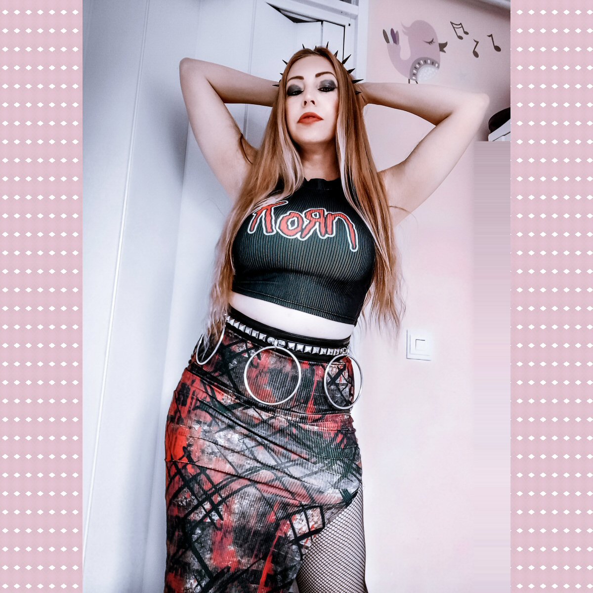 Elote Split High Skirt Set