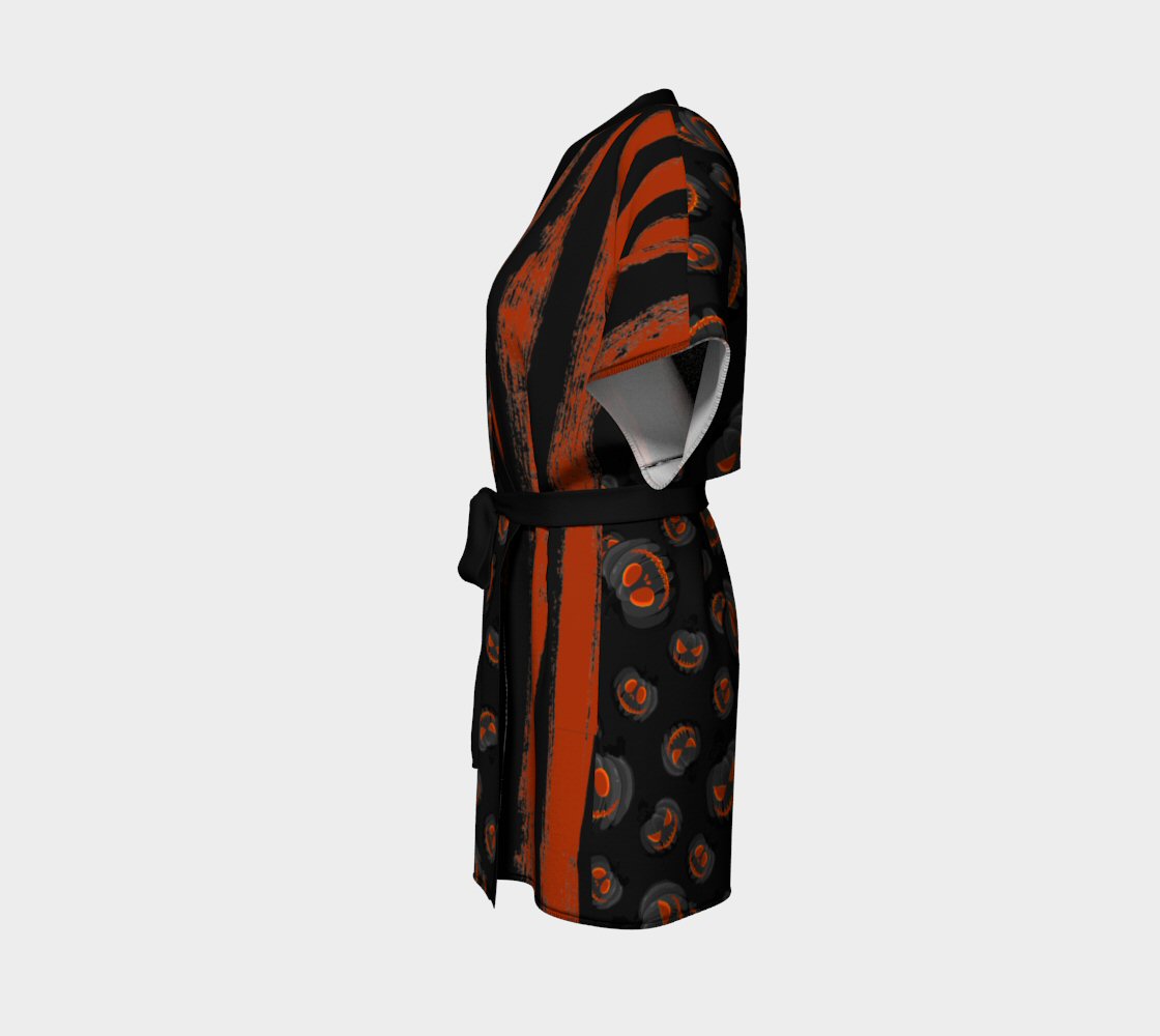 Pumpkin King v.1 Kimono Robe