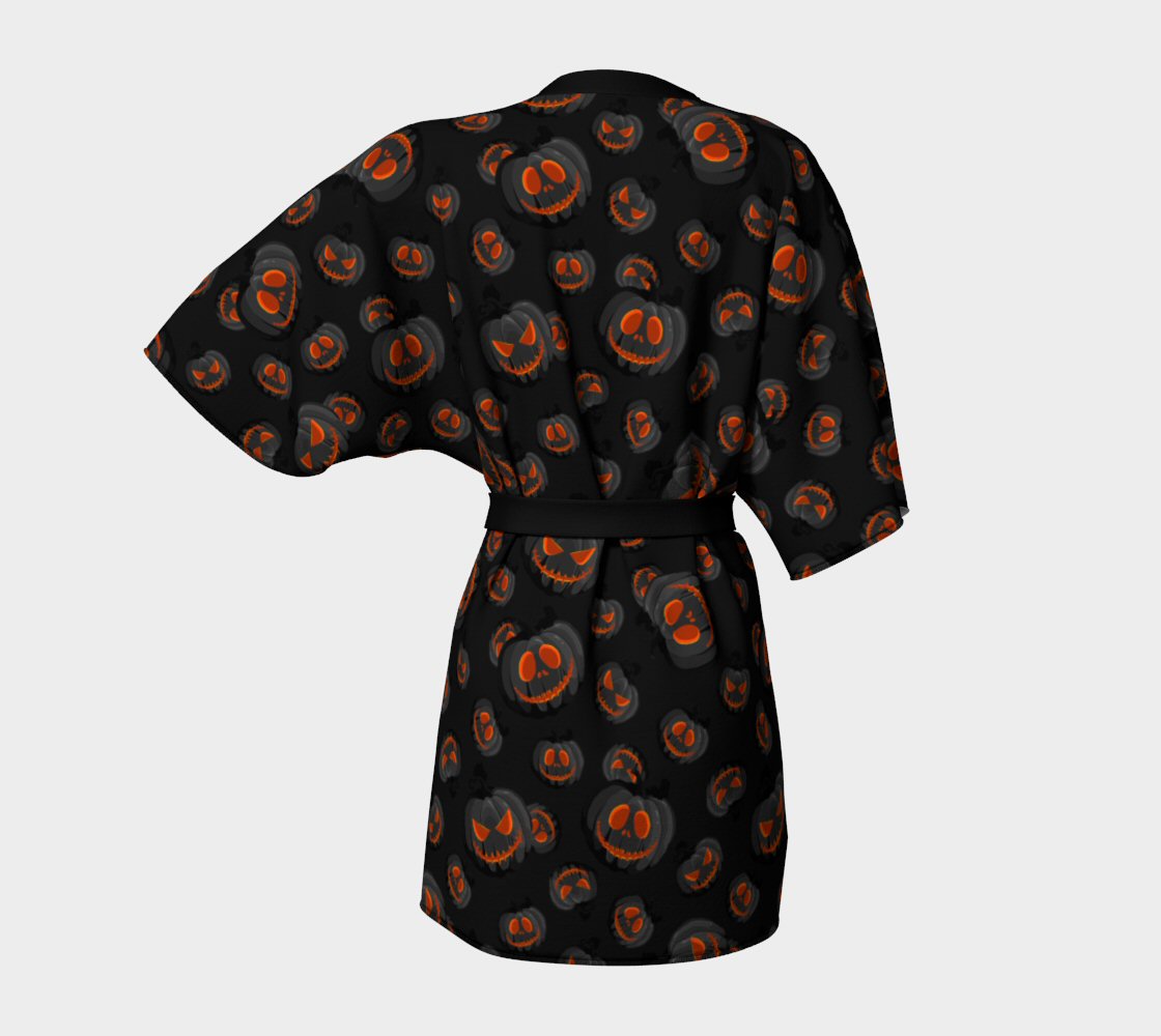Pumpkin King v.1 Kimono Robe