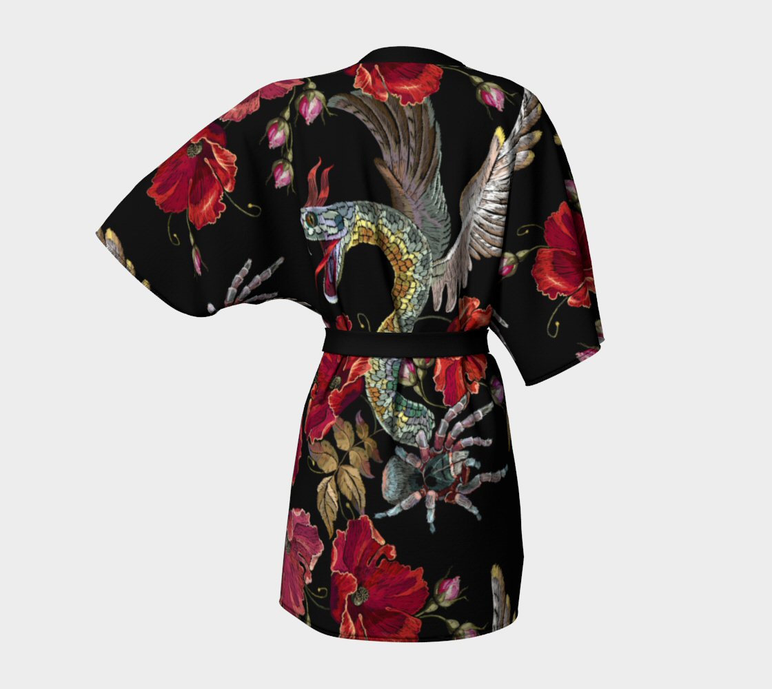 Serpent Rising Kimono Robe