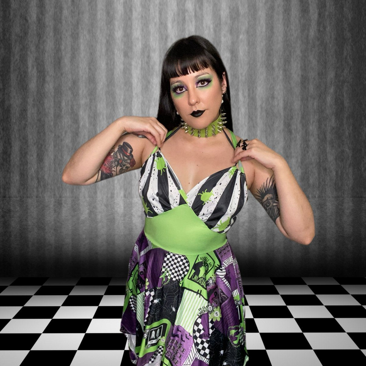 Strange & Unusual Sleeveless Slip Dress