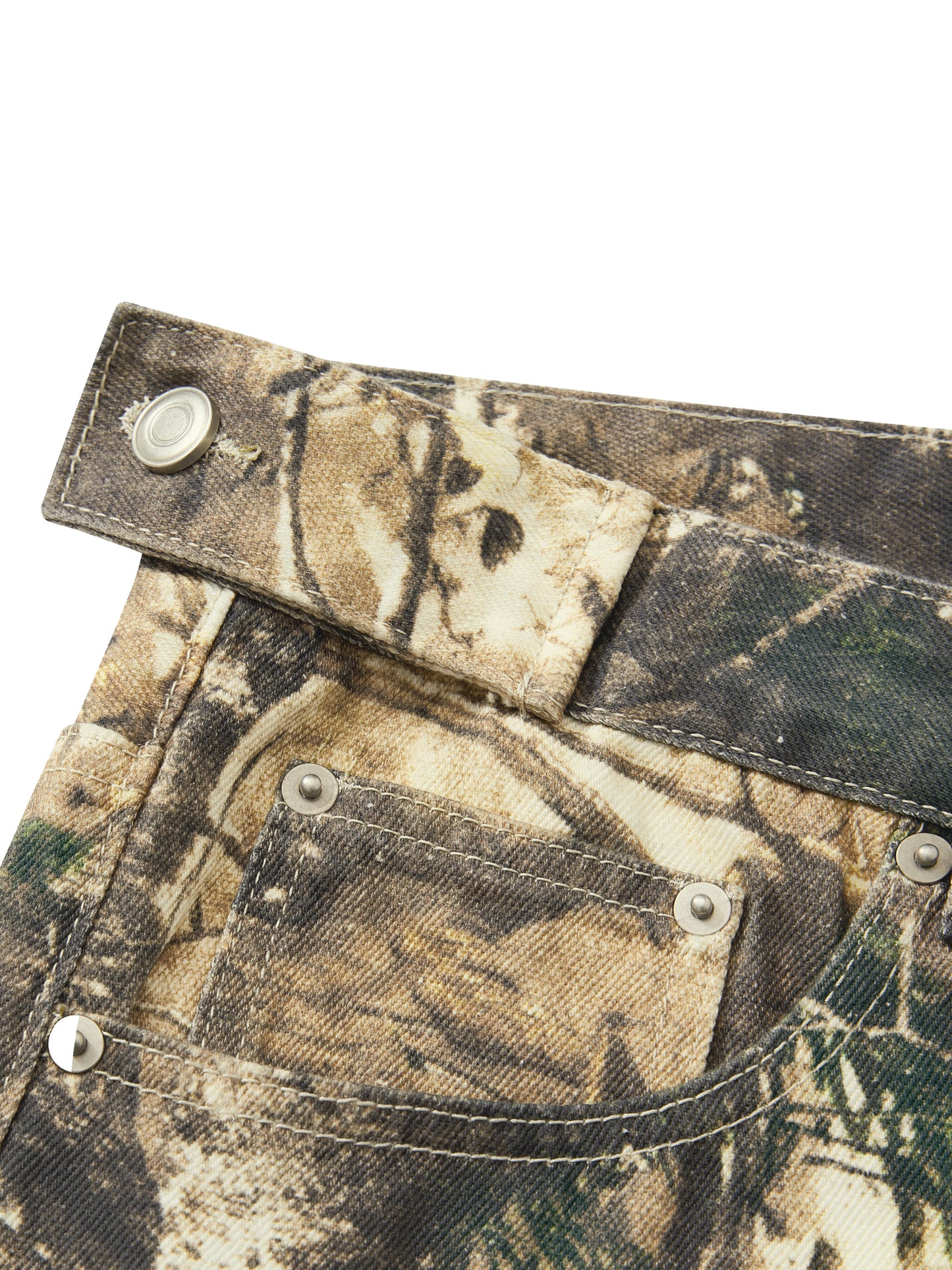 Southern Gothic Men's Tree Camo Barrel Leg Pants