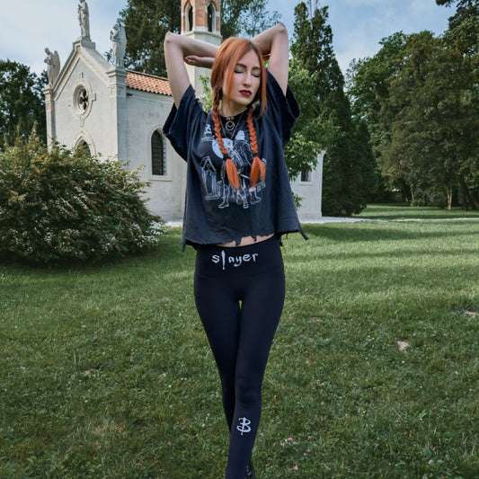 Vampire Slayer High-Waisted Yoga Leggings