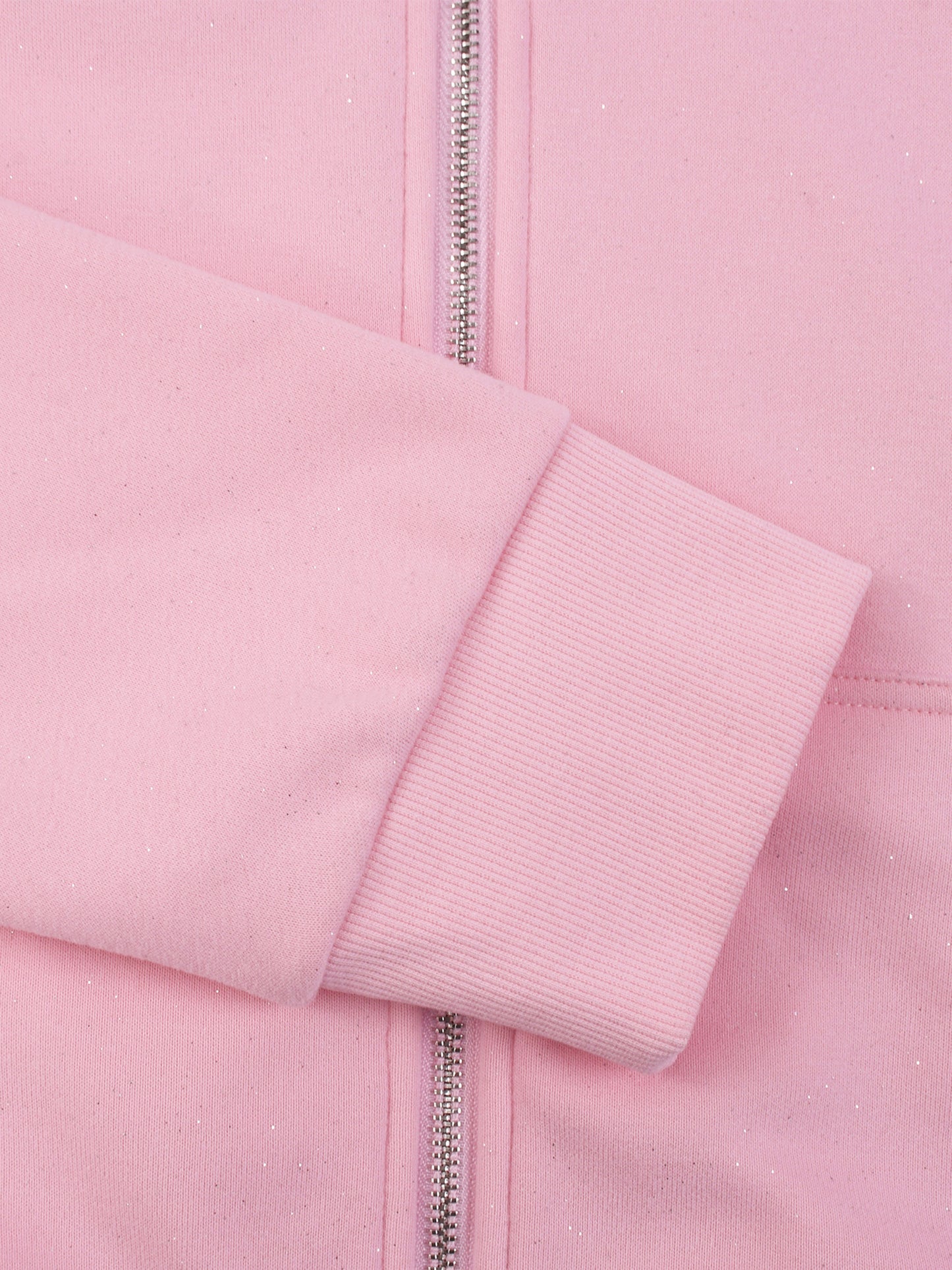 Sparkle Motion Women's Sparkles Fleece Full Zip Hoodie