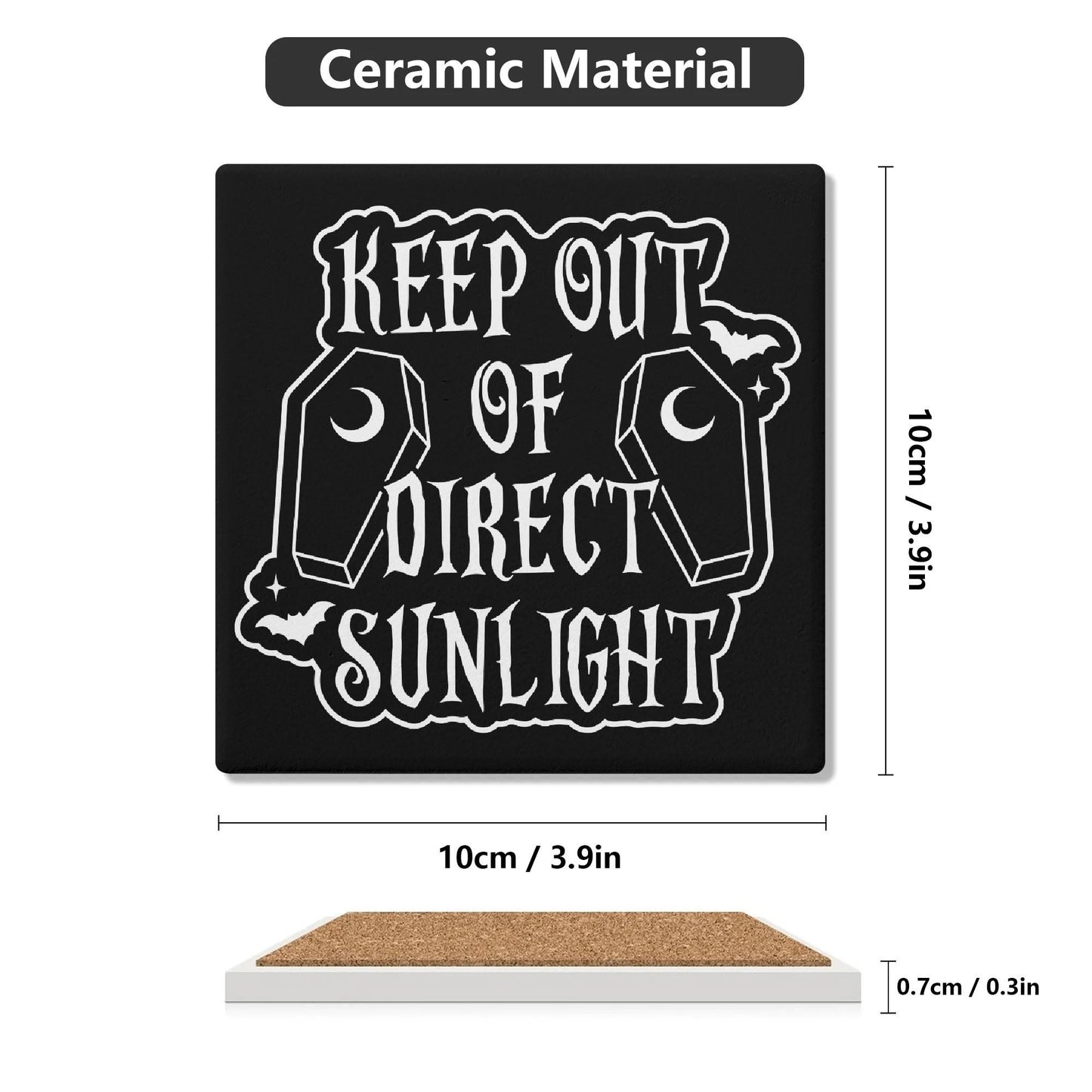 Cult Leader Ceramic Coasters Set