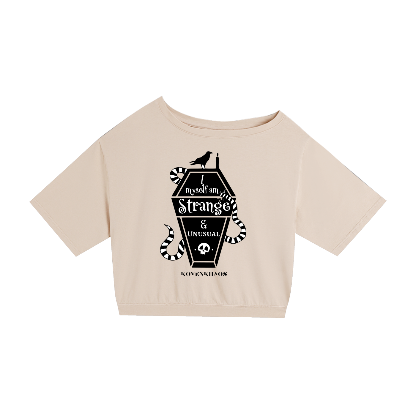 Strange & Unusual Asymmetric Shoulder Oversized Cotton T-Shirt