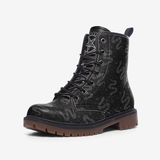 Serpent Magick Casual Leather Vegan Boots MT