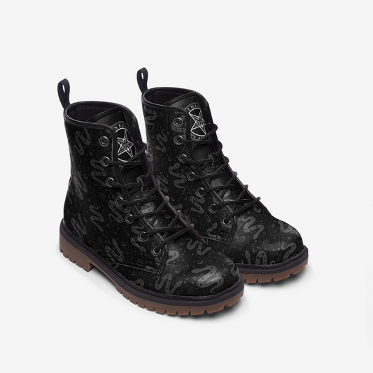 Serpent Magick Casual Leather Vegan Boots MT