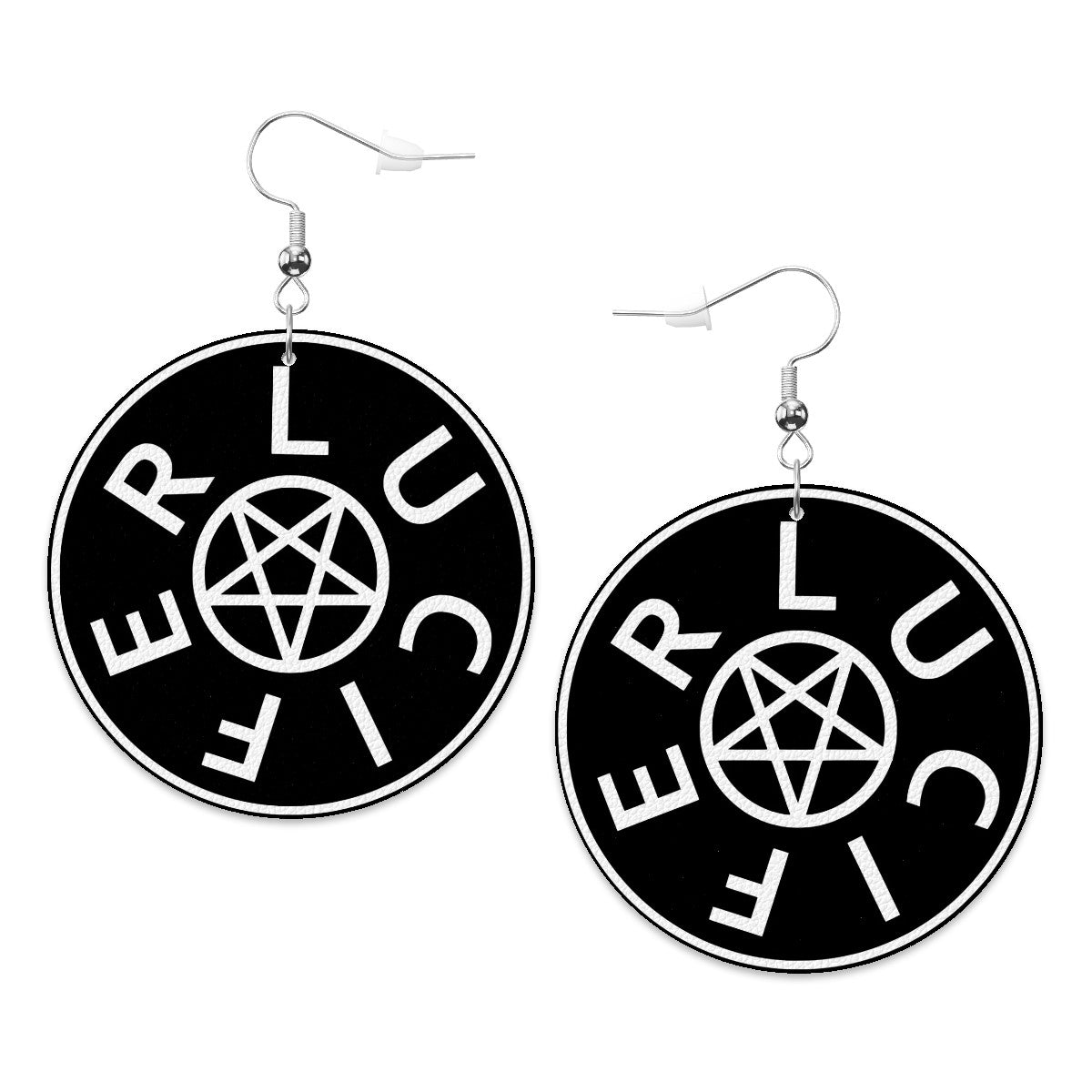 Lucifer Circle Drop Earrings