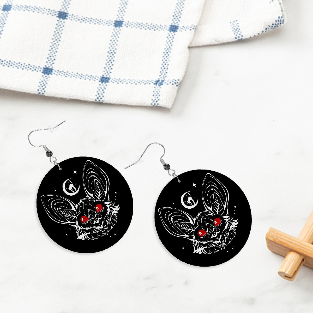 Nightbreed Circle Drop Earrings