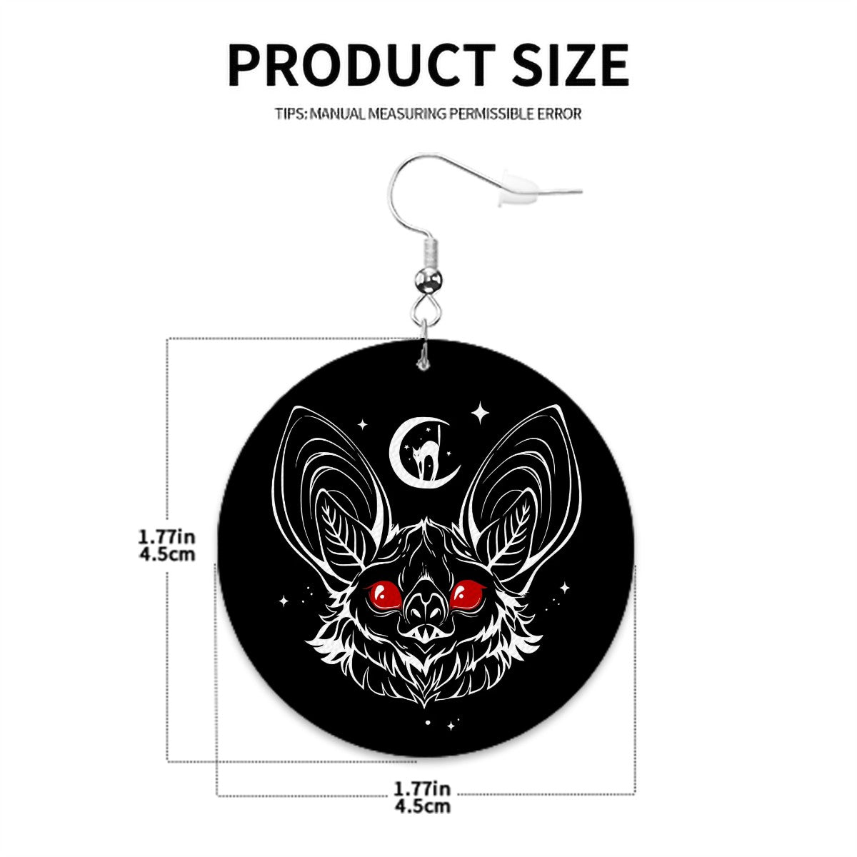 Nightbreed Circle Drop Earrings