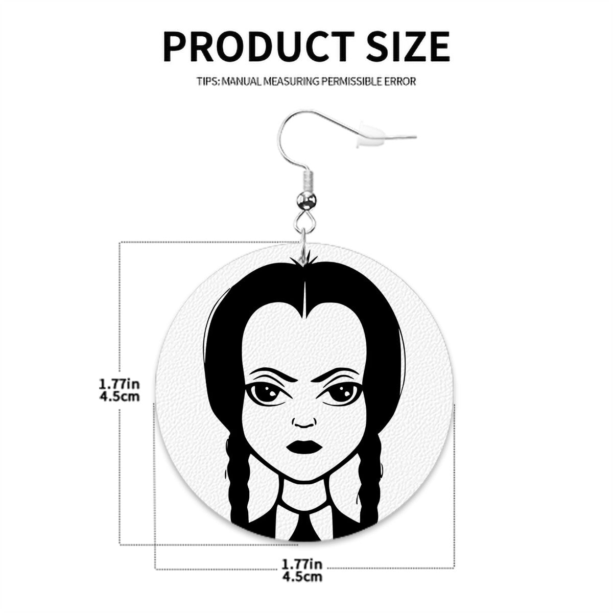 Wednesday Circle Drop Earrings