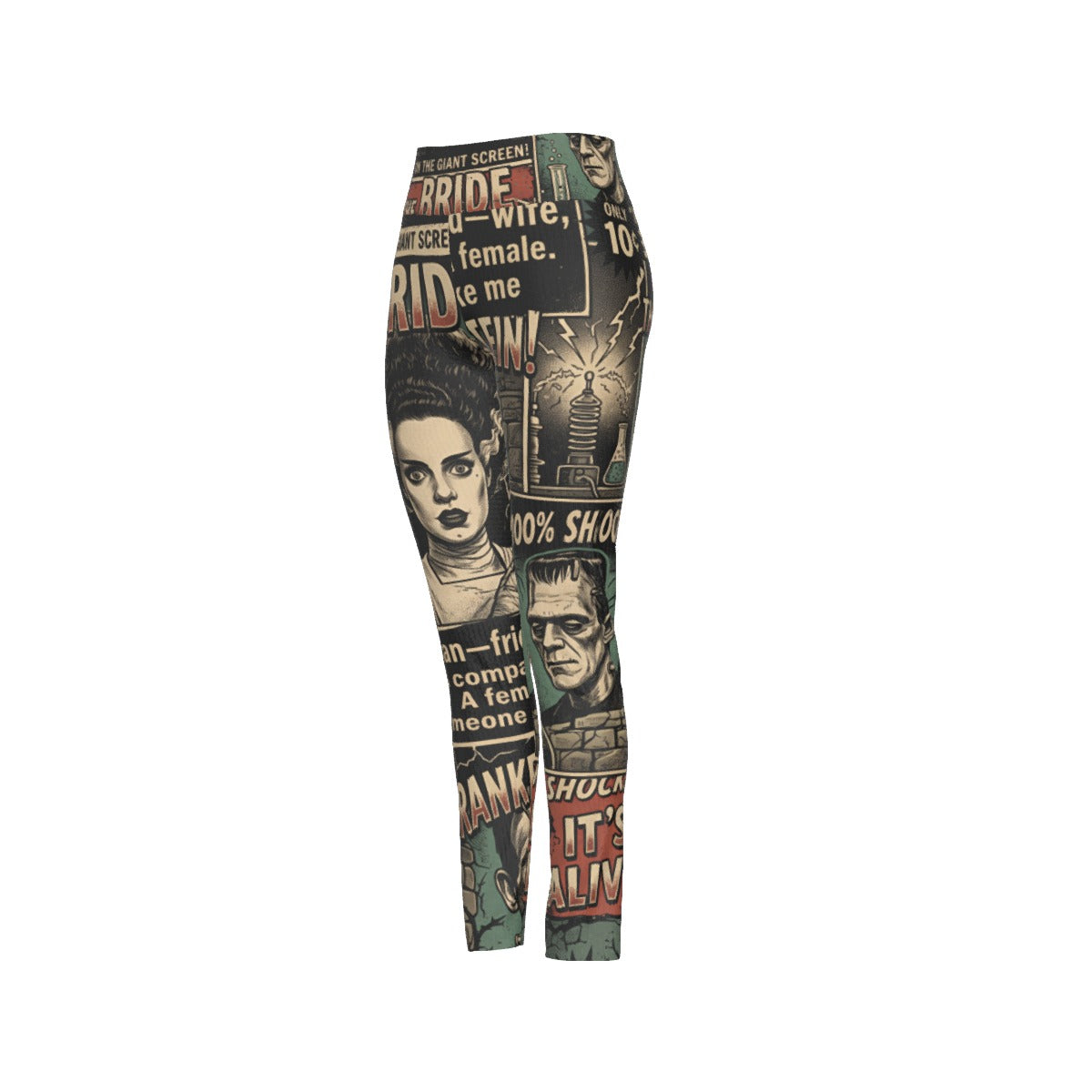 Frankenstein & Bride | Monster High Waist Leggings