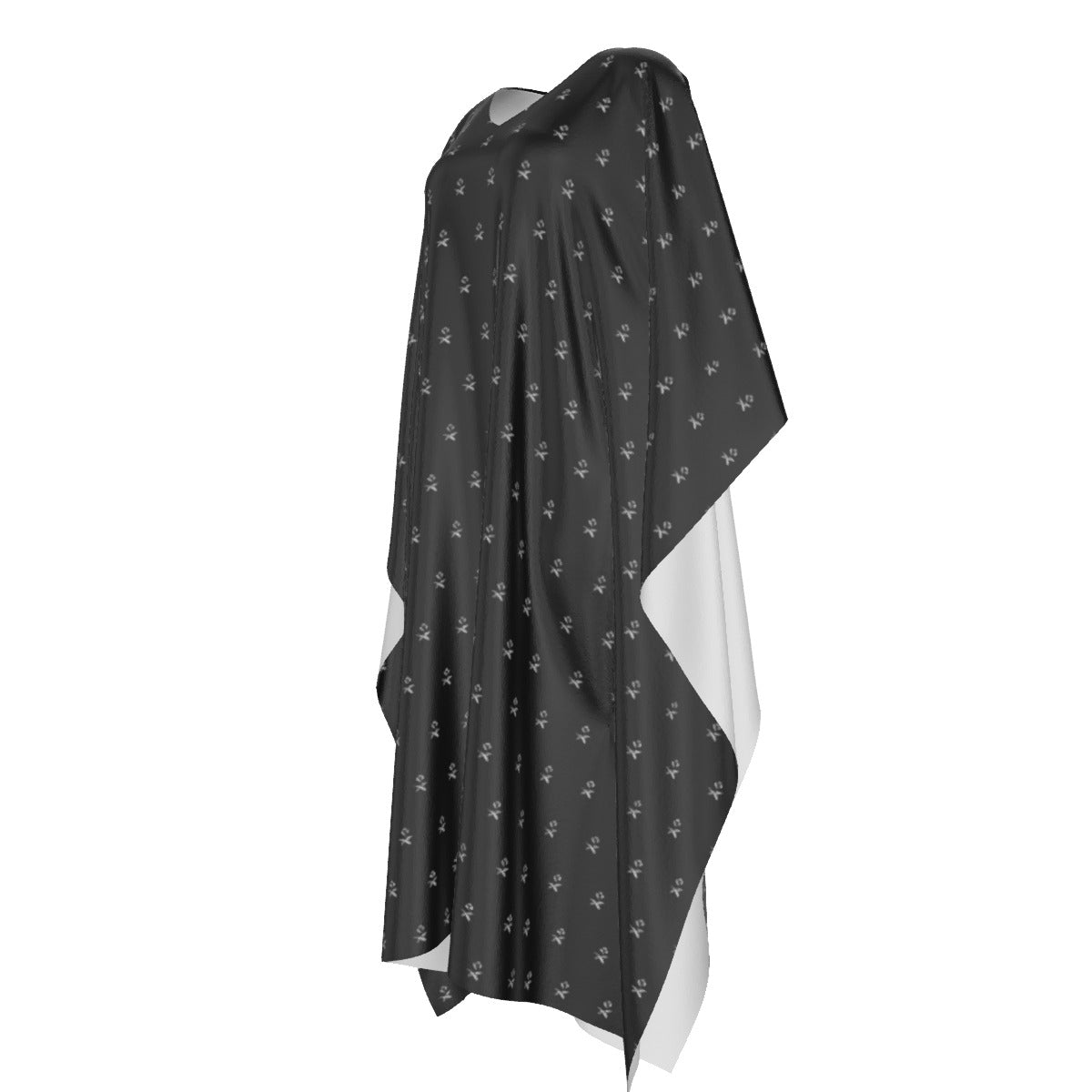 Wednesday | Dahlia Flower Inspired | Imitation Silk V-neck Moo Moo | Kaftan Lounge Cover-Up