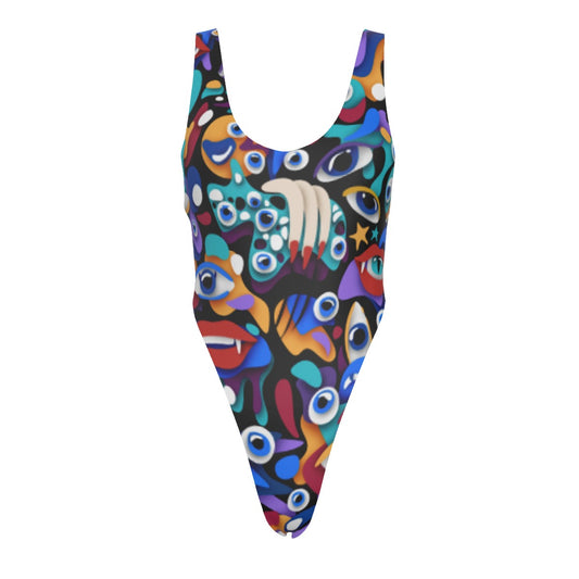 All Eyes on Me One-piece Reversable Swimsuit