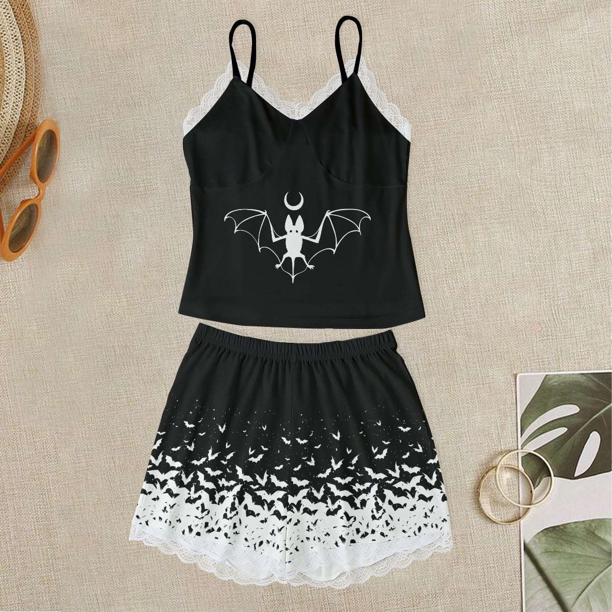 Luna Nights Cami With Lace Edge