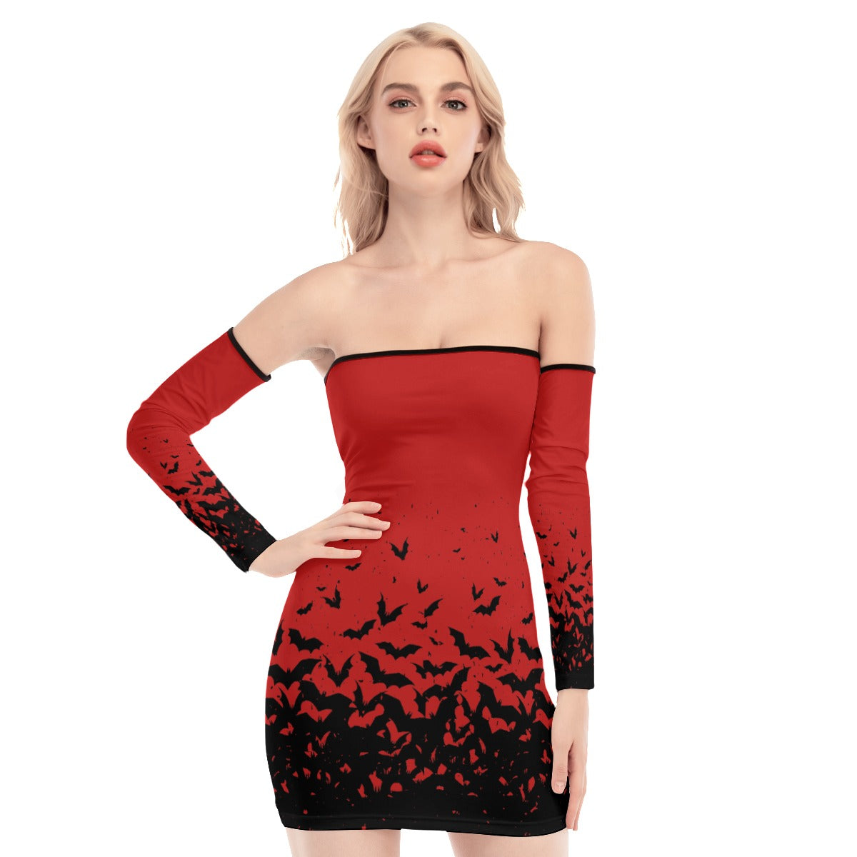 Release the Bats Back Lace-up Dress