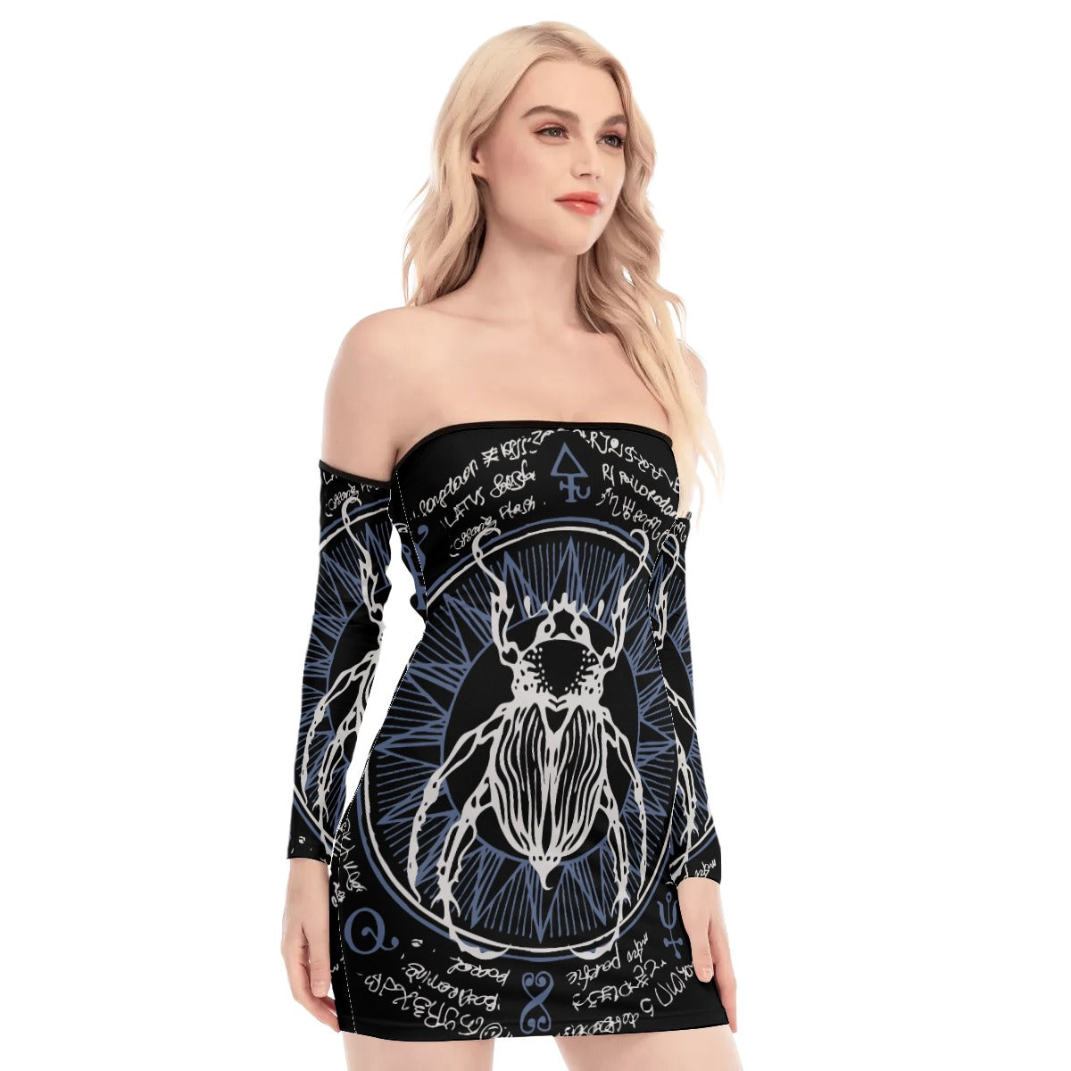 Khepri Back Lace-up Dress
