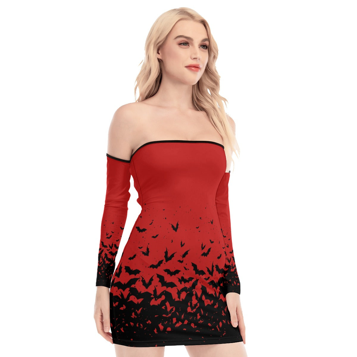 Release the Bats Back Lace-up Dress