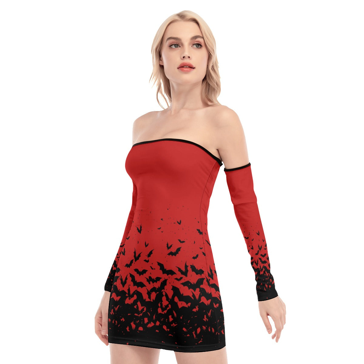 Release the Bats Back Lace-up Dress