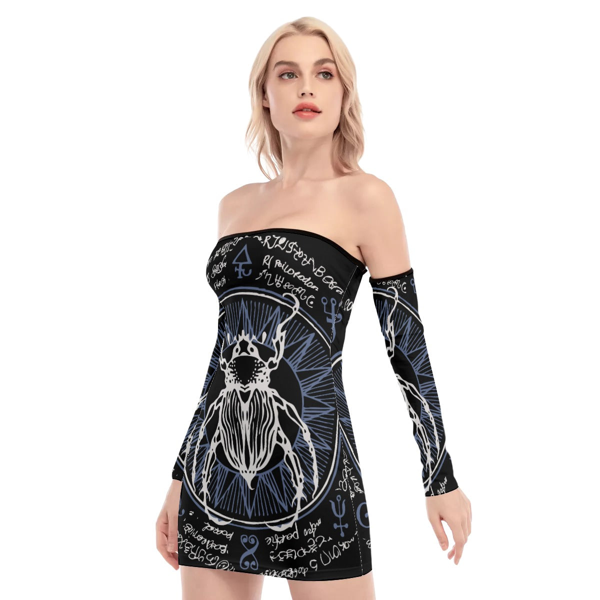 Khepri Back Lace-up Dress