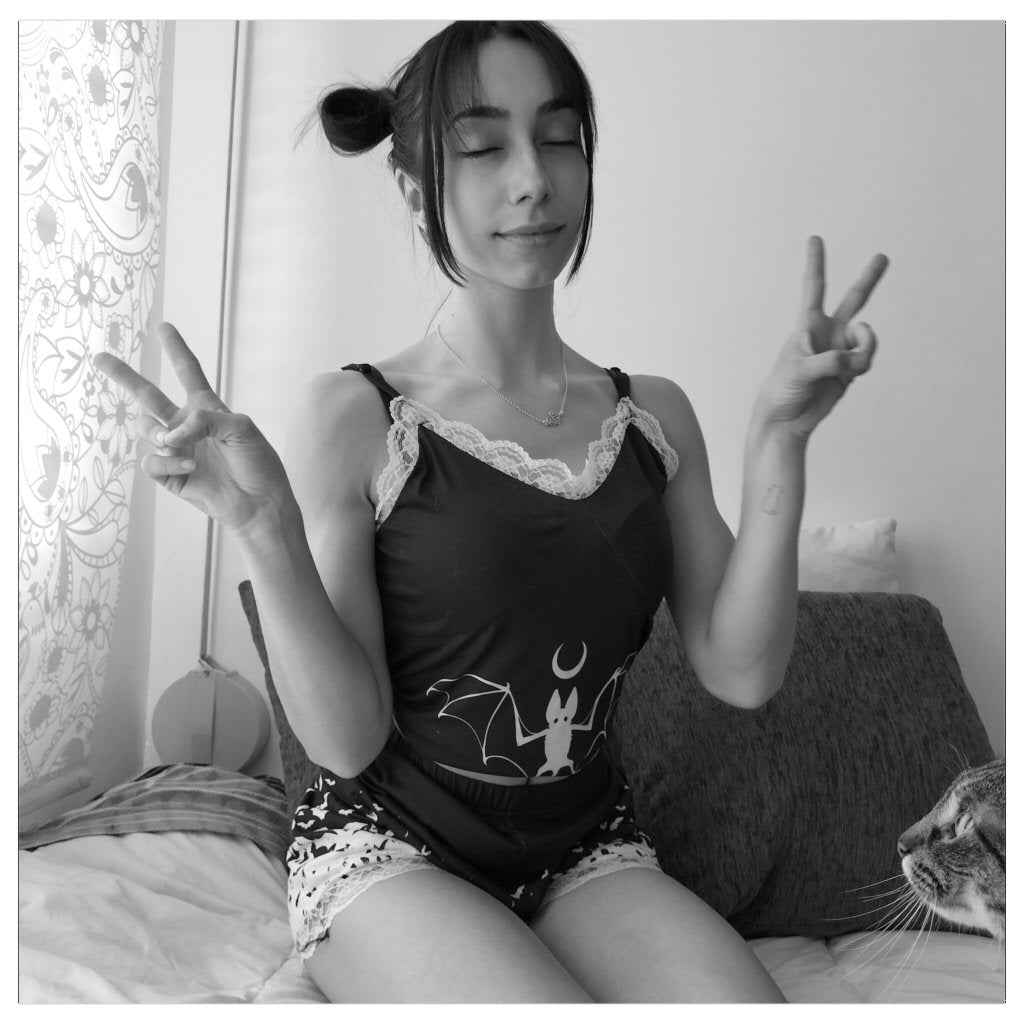 Luna Nights Cami With Lace Edge