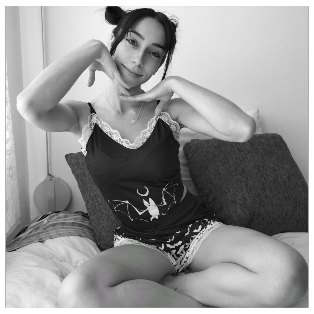 Luna Nights Cami With Lace Edge