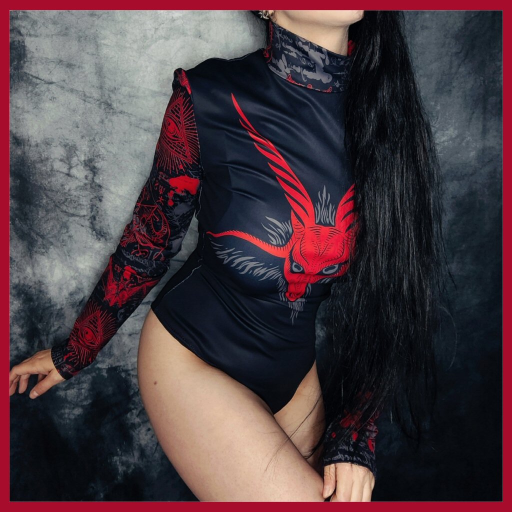 Devils Night Long Sleeve Bodysuit