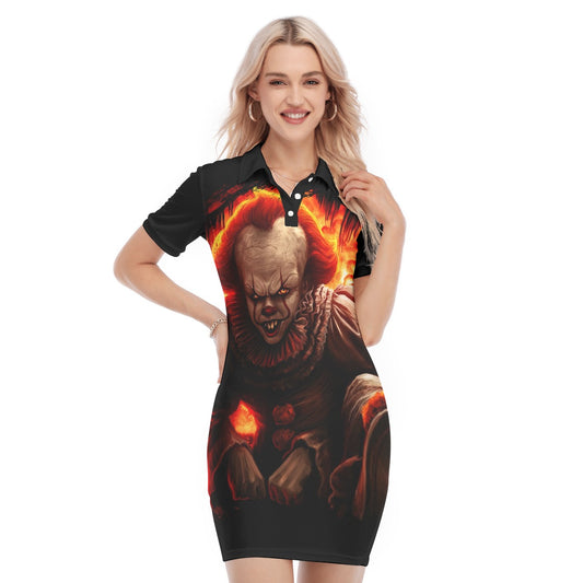 Pennywise v.2 Polo Collar Dress