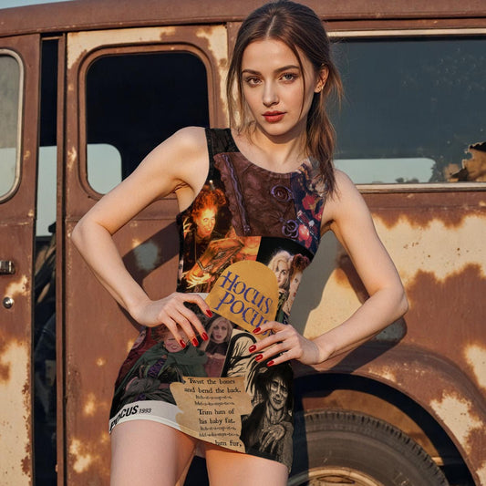 Hocus Pocus Sheer Mesh Bodycon Dress