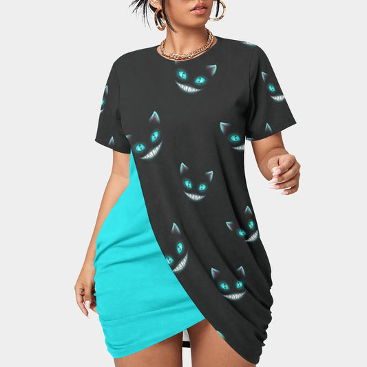 Madd Here Oversized Stacked Hem Dress