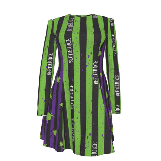 Beetlejuice, Beetlejuice, Beetlejuice Pleated Dress