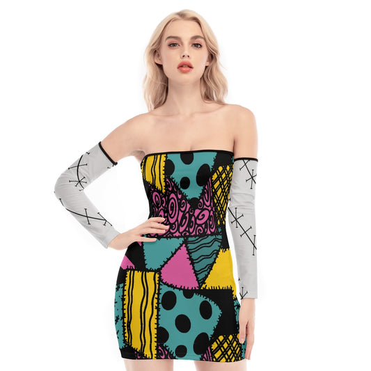 P Queen Lace-up Dress