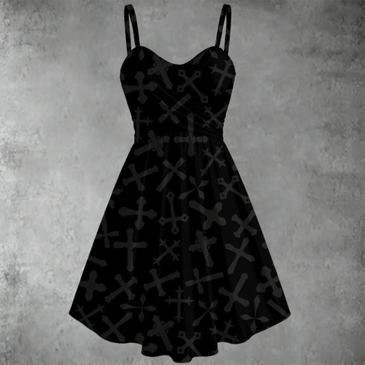 Thou shalt Not Spaghetti Strap Dress