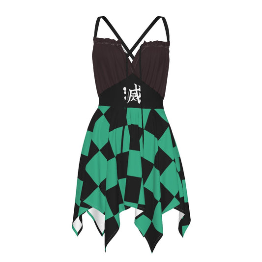 Demon Slayer Tanjiro Sleeveless Dress