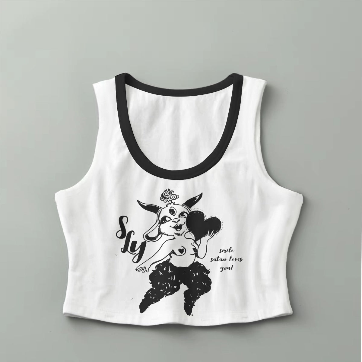 Satan Loves You Tank Top Set