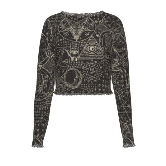 Dark Alchemy Mesh Long Sleeves T-shirt