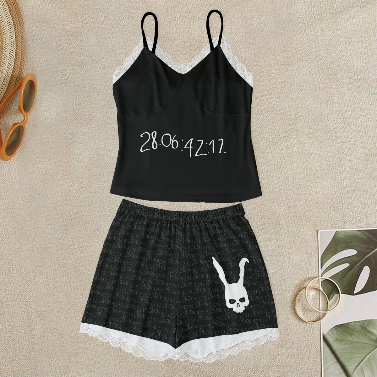 DarkO Cami With Lace Edge